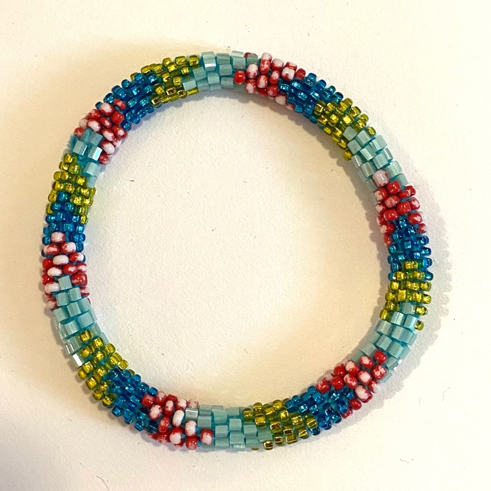 Lily and Laura roll-on beaded bracelet